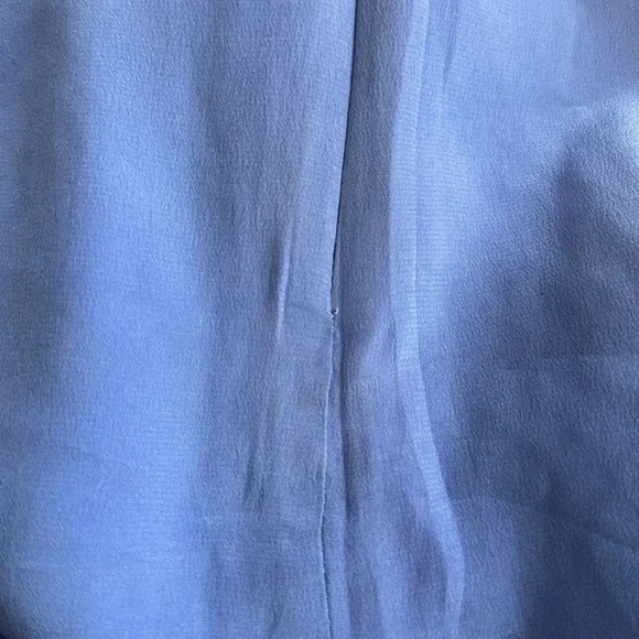 YUMI KIM Blue Silk Mini Skirt Pleaded Women’s size Small - Picture 10 of 10